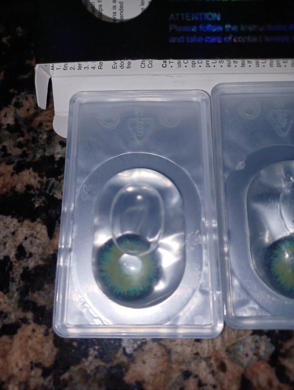 Yellow Green Vampire Color Eye Wear Lenses - Costume Enhancements